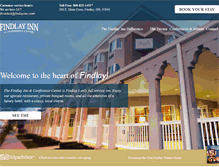 Tablet Screenshot of findlayinn.com